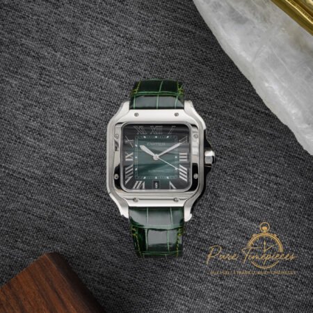 Cartier Santos WSSA0062 Green Dial