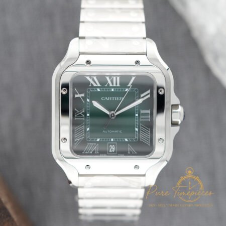Cartier Santos WSSA0062 Green Dial